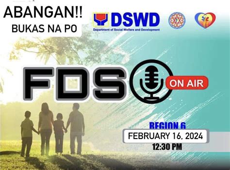 dswd western visayas fds on air